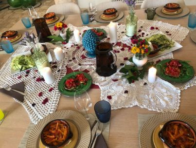 Dinner at home